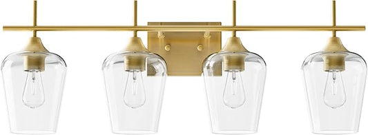VONLUCE Bathroom Vanity Light, 4 Light Bathroom Light Fixture Over Mirror by Vonluce