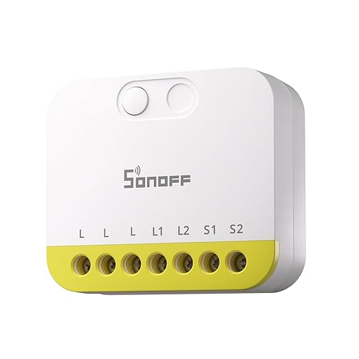 SONOFF MINI Duo-L Zigbee Smart Switch – No Neutral Wire, Zigbee 3.0, Dual by SONOFF