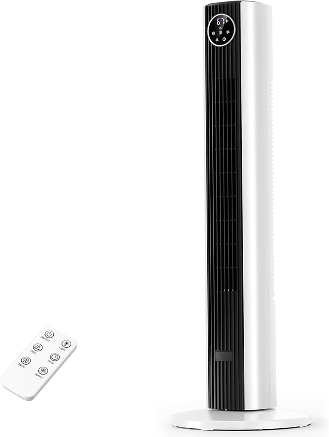 Antarctic Star Tower Fan Portable Floor Fans 85°Oscillating Fan Quiet Cooling by AntarcticStar