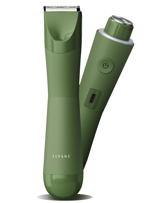 Bikini Trimmer for Women, Flyant 2 in 1 Electric Shaver for Women, Pubic Hair by FlyantBeauty