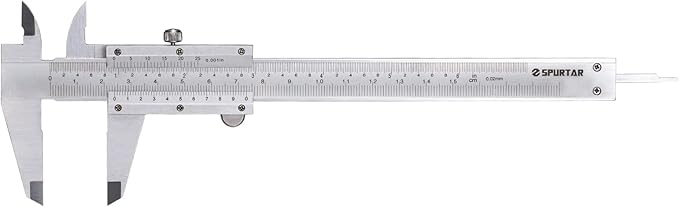 Spurtar Vernier Caliper Measuring Tool 6", 0-6Inch/0-150mm Manual Non Digital - Image 7