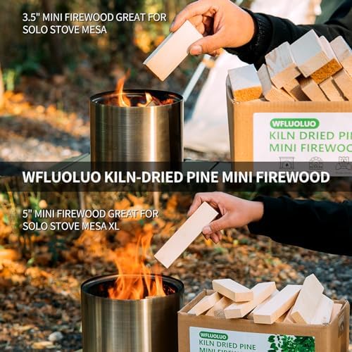 mini firewood 3.5'' lengths pine kiln dried firewood, package contents