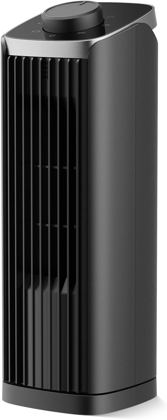 PNTCK Fan for Bedroom, 3 Speeds Max 23ft/s, 70° Oscillating Desk Fan, Bladeless by PNTCK