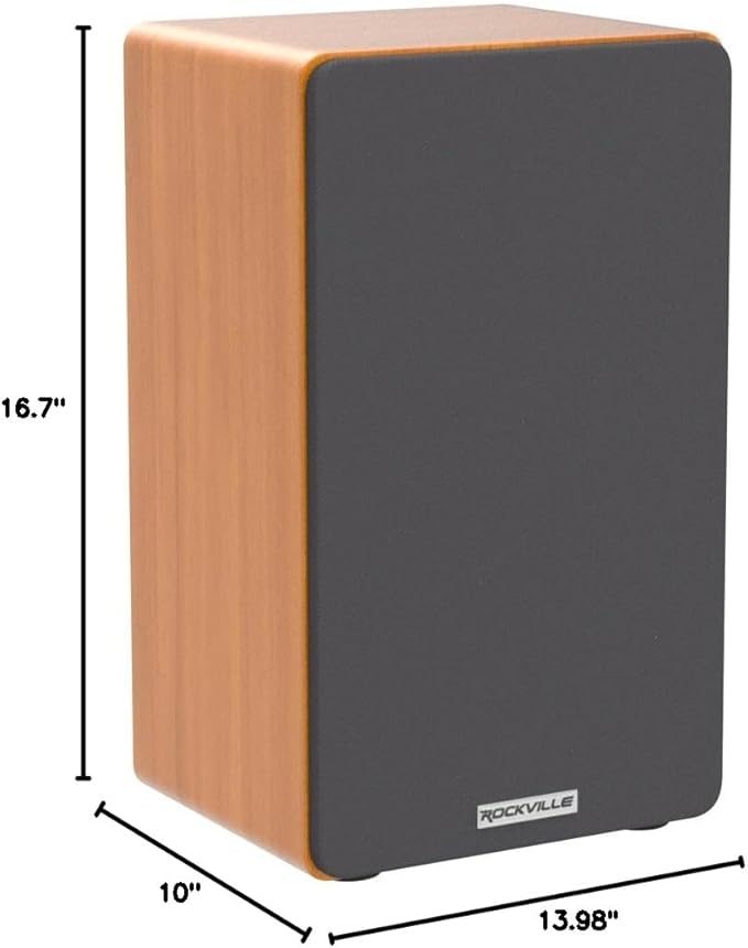 Rockville Pair RockShelf 68C V2 400W Wood 6.5" Bookshelf Speakers, 8 Ohm - Image 10
