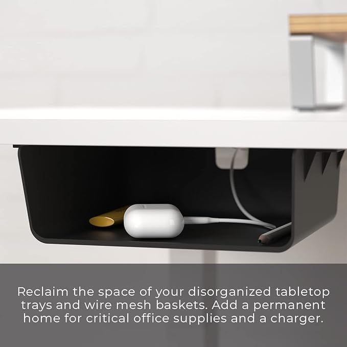 HumanCentric Under Desk Storage Shelf, Drawer Organizer - Image 6