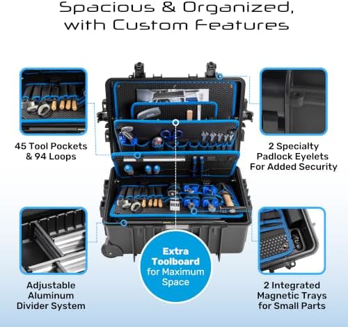 b&w international jumbo 6700 outdoor tool case with, package contents