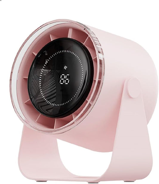 DURBESTER Small Desk Fan, 28dB Ultra-Quiet Desktop Air Circulator by Unknown