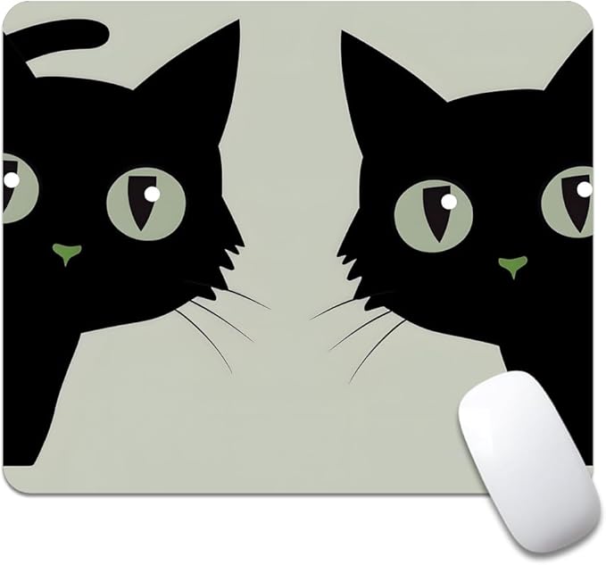 Cat Square Mouse pad, Waterproof, Anti Slip Rubber Base, Computer Mouse pad by Goodsprout