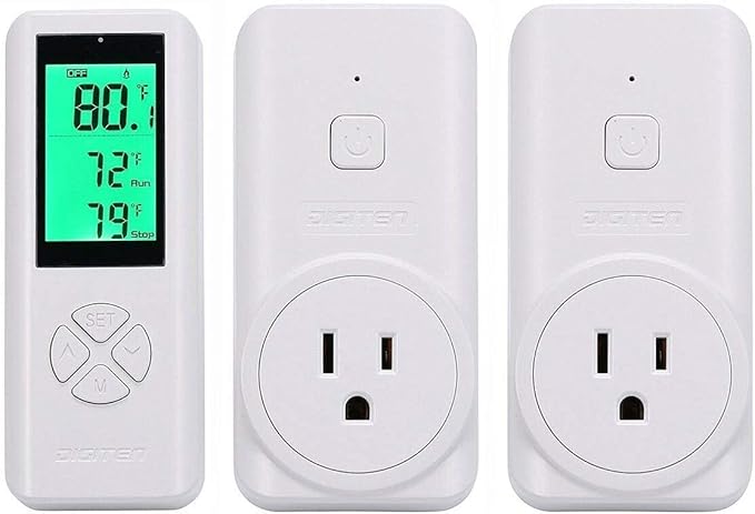 SENSTREE DIGITEN Wireless Temperature Controller, Remote Control Detect Temp by SENSTREE