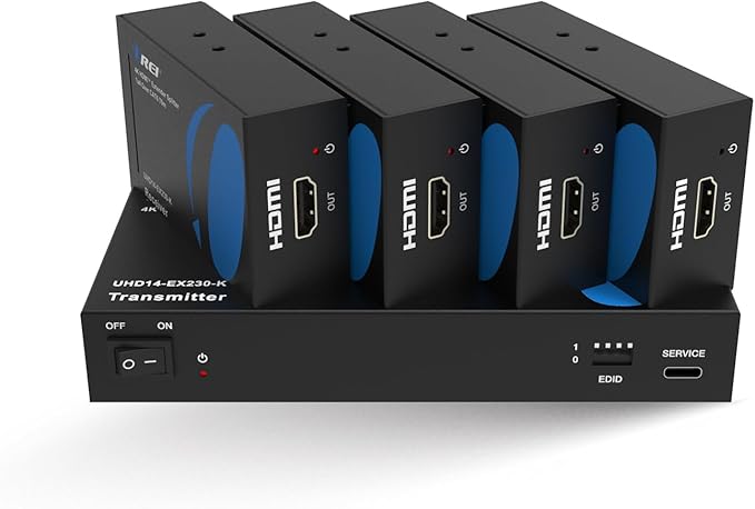 OREI 4K 1x4 HDMI Extender Splitter by OREI