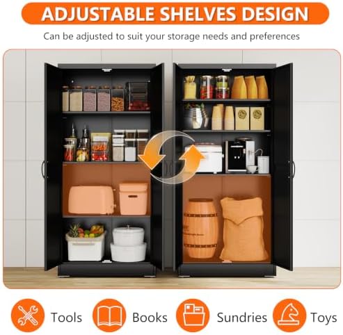 metal garage storage cabinet, 63" h steel tool, package contents