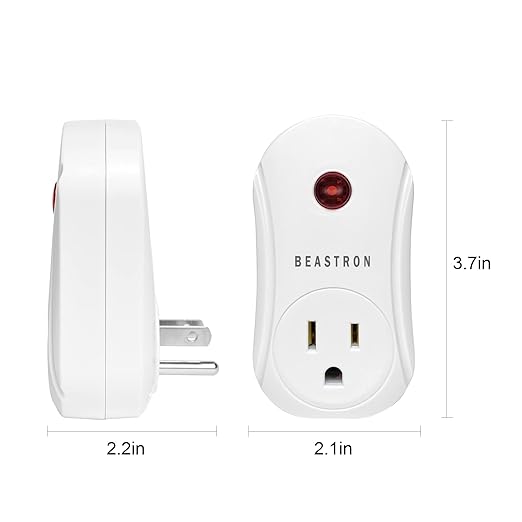 Beastron Upgraded Remote Controlled Outlet, Expandable Remote Light Switch Kit - Image 3