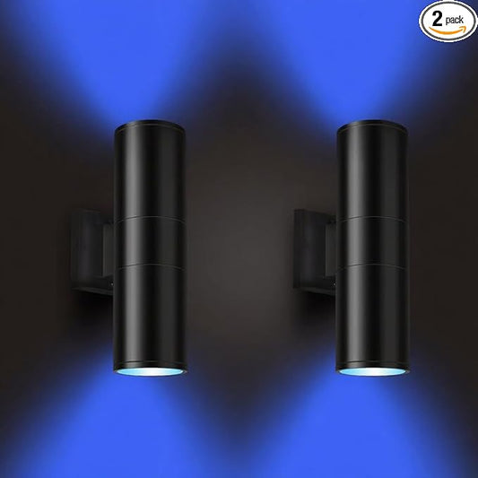 rosykite Exterior Double Up Down Outdoor Wall Lights, Mi.Light Remote Control by RosykiteBuyNow