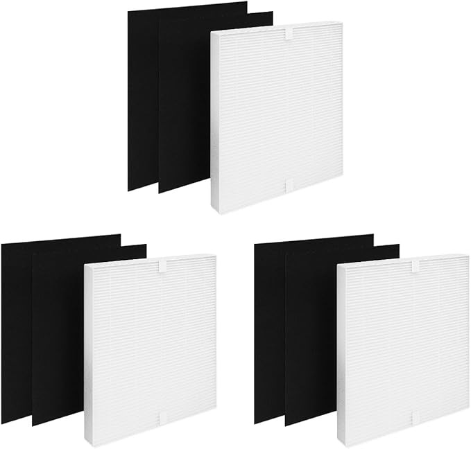 Nispira True HEPA Filter Replacement Set Compatible by Nispira