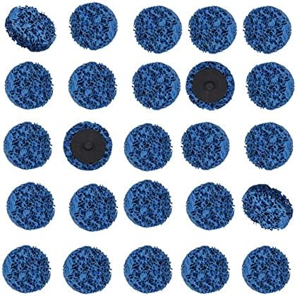 25 Pcs 2-Inch Blue Strip Discs Easy Strip Disc Stripping Wheel for Angle Grinder Clean