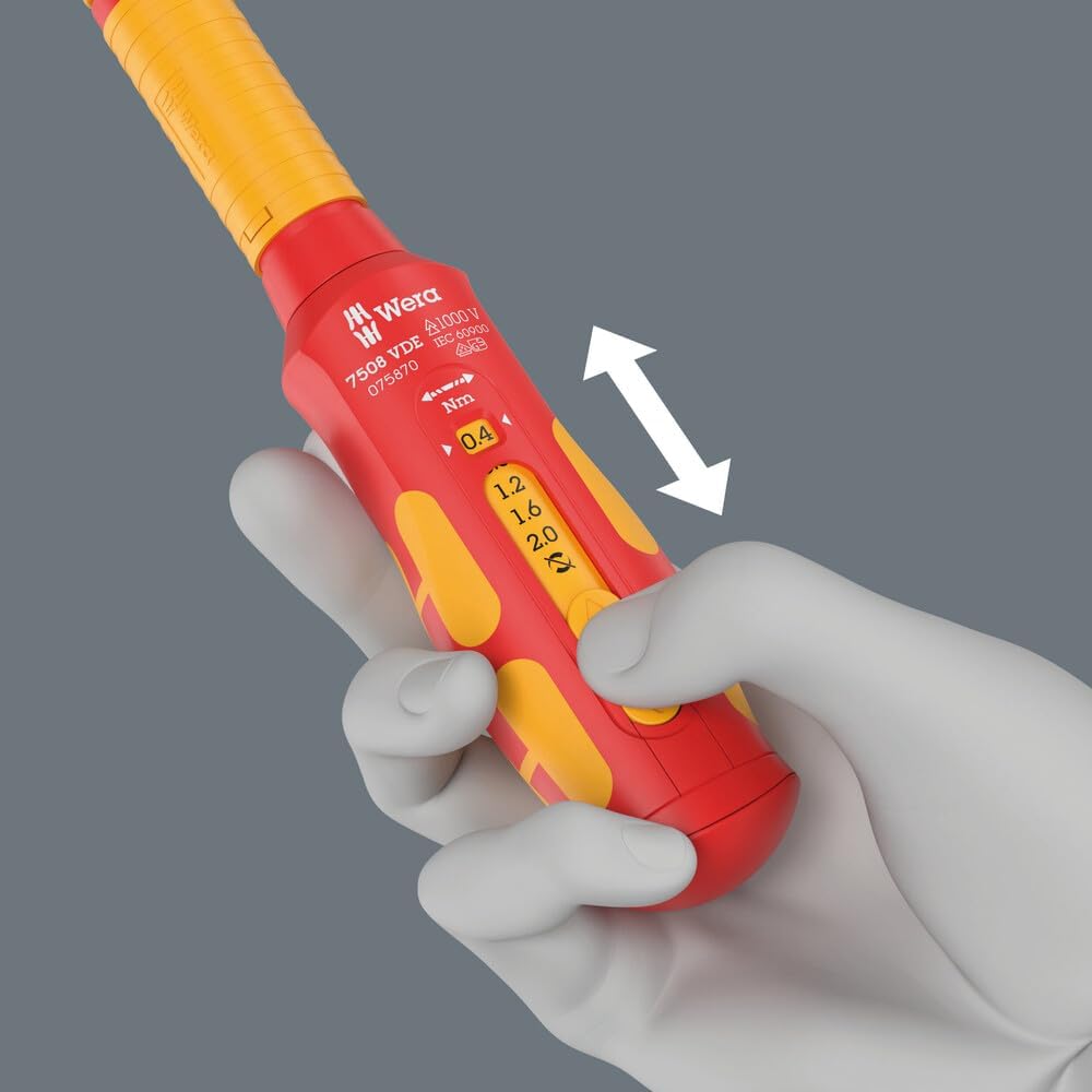Wera 05075870001 7508 VDE Kraftform Safe-Torque Speed Torque screwdriver