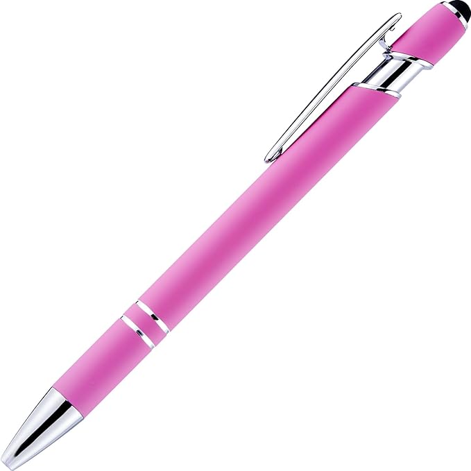 LINFANC 12 Pack Pink Ballpoint Pen - Image 7