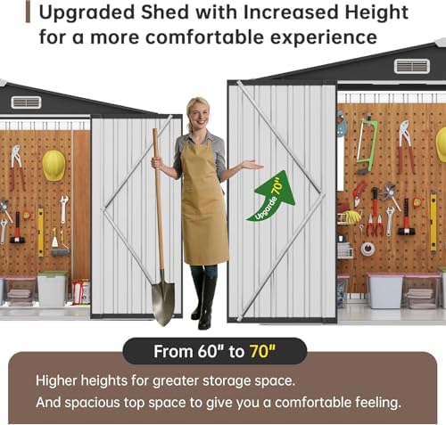metal storage shed & outdoor storage, outdoor steel, package contents