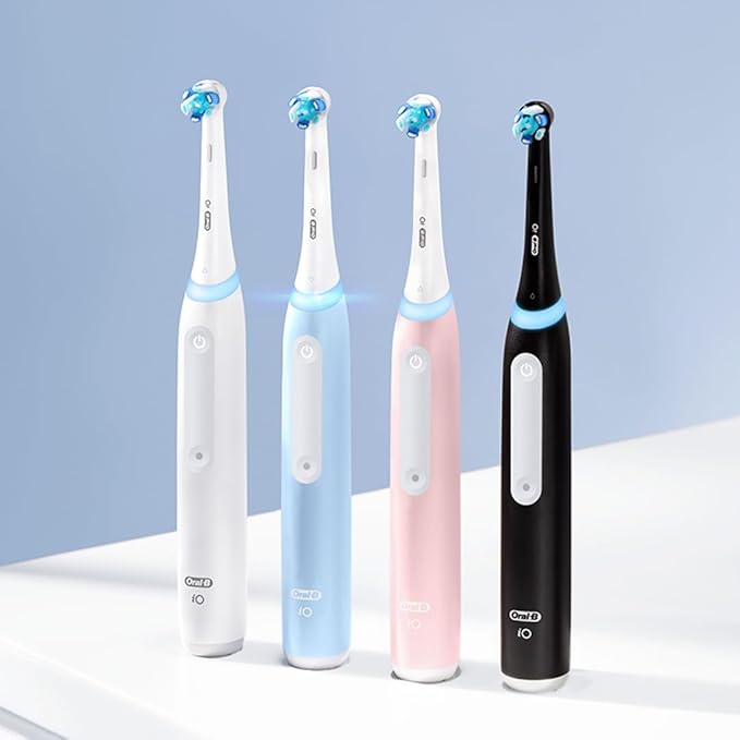 Oral-B iO Deep Clean Rechargeable Electric Powered Toothbrush, Icy Blue - Image 5