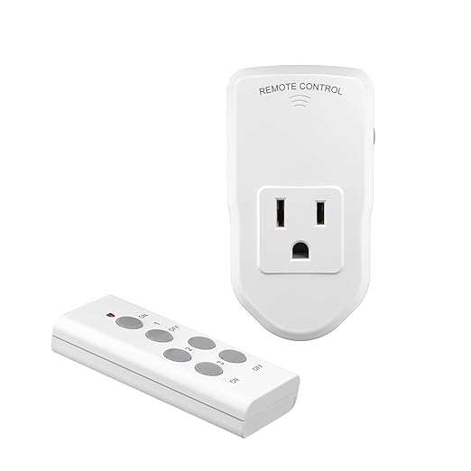 BN-LINK Wireless Remote Control Outlet Electrical Switch by BN-LINK