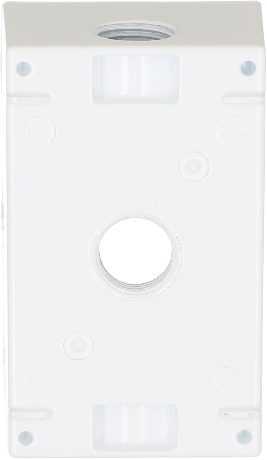 Hubbell-Raco 5320-1 Weatherproof Box, 1 Gang, 18.3 Cu-in X 4-1/2 in L X 2-3/4 in W X 2 in D, Cubic inches, White