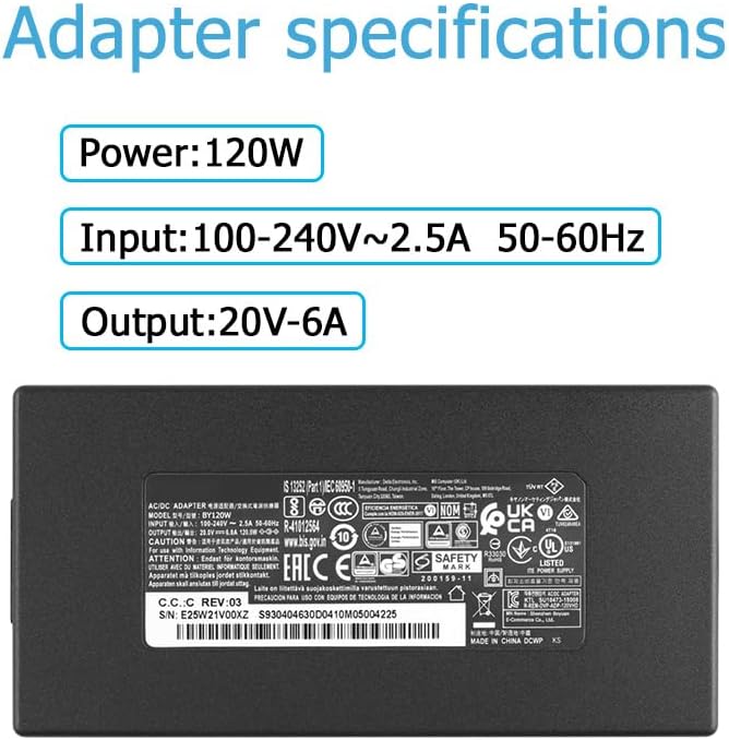 20V 6A 120W Charger Compatible - Image 3