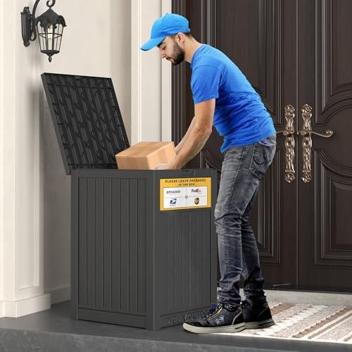 lhbgo package delivery box for outside, with delivery, main product view