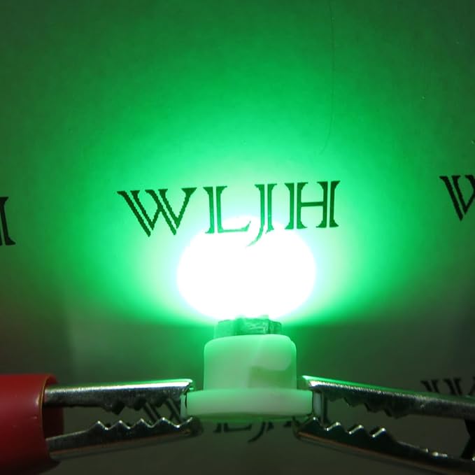 WLJH Green Climate A/C Control Dashboard Heater Dash Indicator Light Switch Led - Image 5