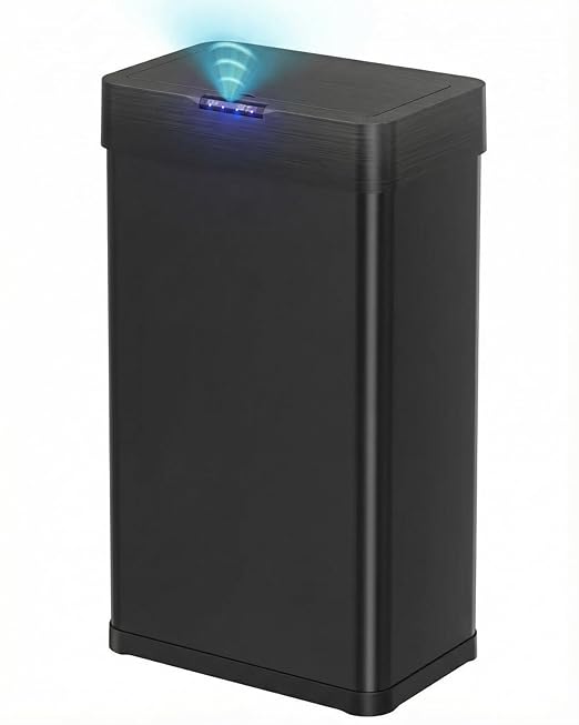 TLSUNNY 16 Gallon Motion Sensor Trash Can, Touchless Automatic Garbage Can by TLSUNNY