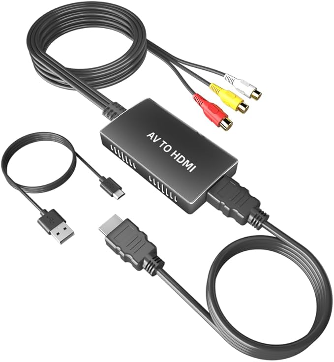 Kirzi Female RCA to HDMI Out Cable Converter Adapter by techfollower