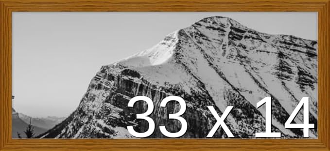 Frame It Easy 33 x 14 Hazel Wood Frame by FrameItEasy