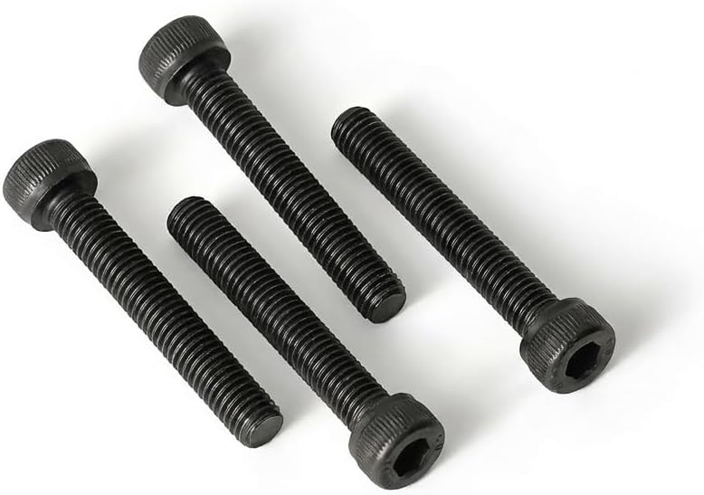 M4 x 14mm (50 Pack) Socket Head Cap Bolts with Hex Spanner, Black Oxide 304 Stainless Steel 18-8, Allen Socket Drive, Full Thread
