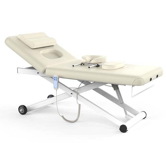 pouseayar Heavy Duty Electric Massage Table, Electric Lift and Electric by Brandpouseayar