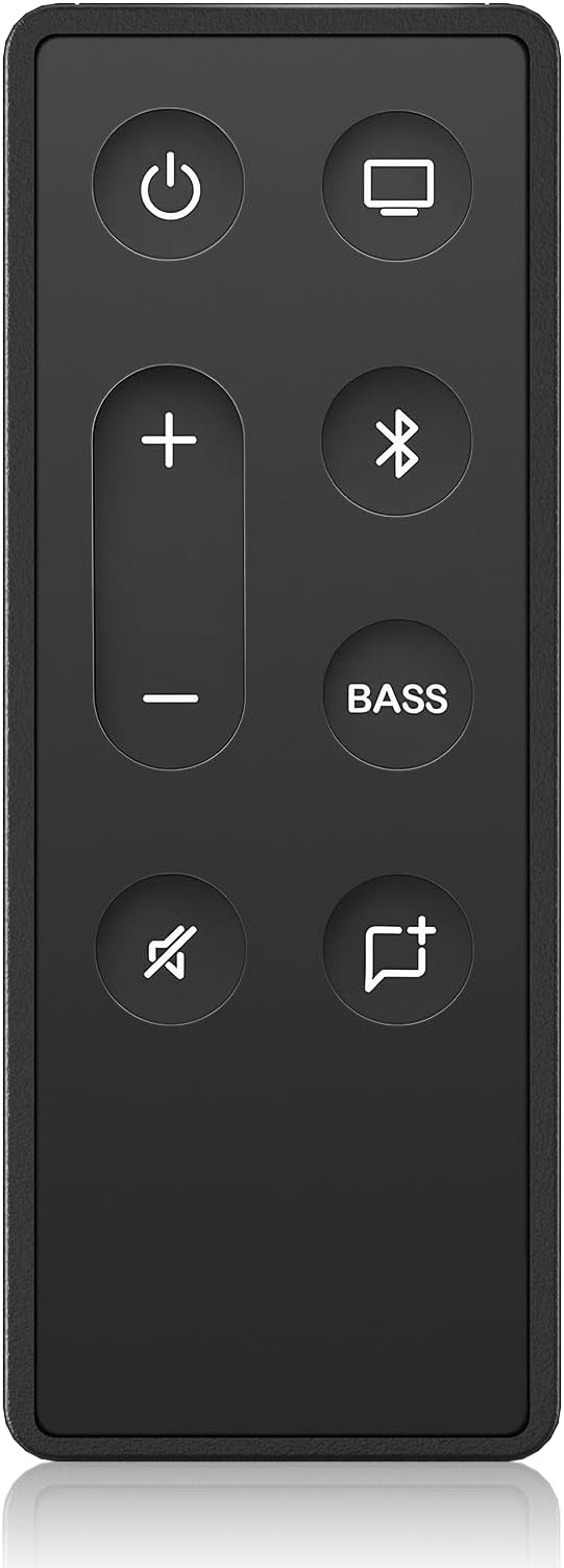 Replacement Remote Control for Bose TV Speaker and Solo Soundbar Series II by ExploreHome