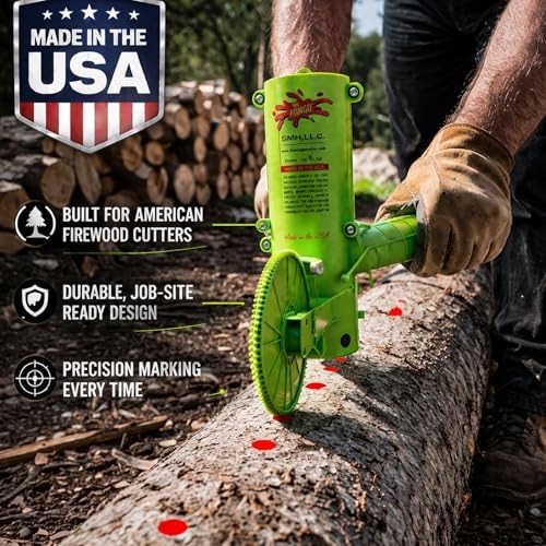 the mingo ultimate firewood measuring tool - chainsaw, side view