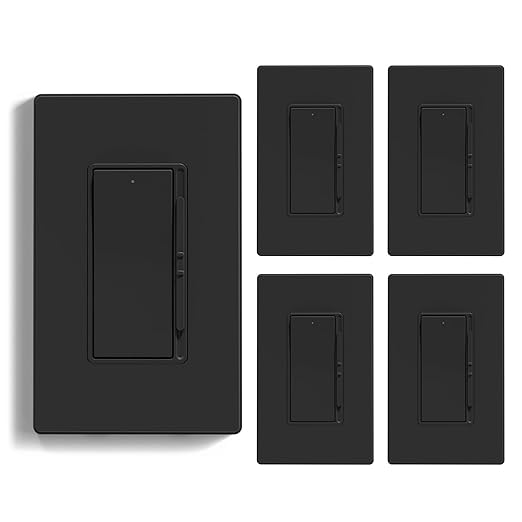 ELEGRP Dimmer Light Switch for 300W Dimmable LED/CFL Lights and 600W INC/HAL by ELEGRP%7CELEGROUP