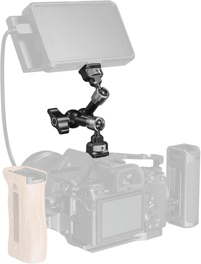 SMALLRIG 7'' Magic Arm with 1/4"-20 Screws & Spring-Loaded Pins, 1.5kg Load - Image 9