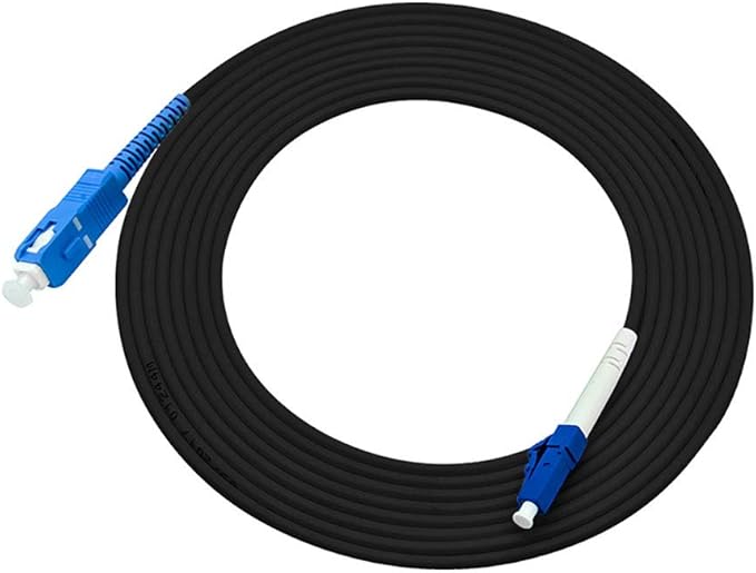Jeirdus 200M LC to SC Outdoor Armored Simplex 9/125 SM Fiber Optic Cable Jumper - Image 3