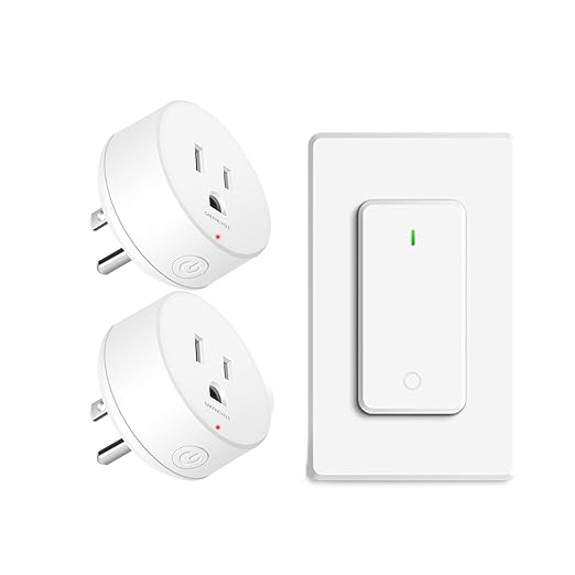 Greencycle Wireless Remote Control Outlet Plug Switch Kit, Remote Light Switches by greencycle