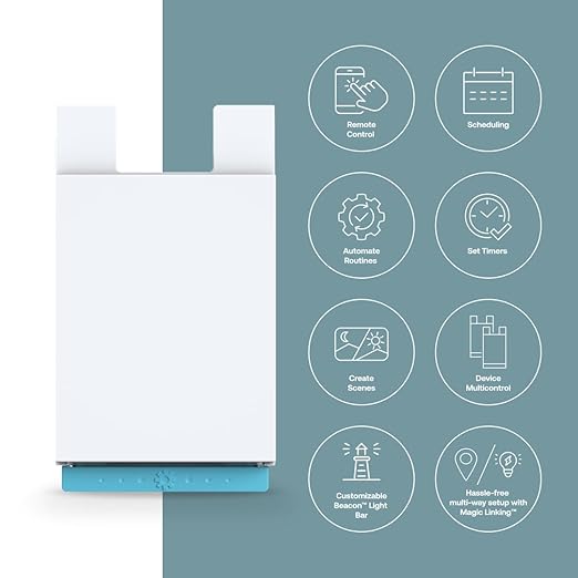 Smart Light Switch by Deako, Single Pole, 2.4 GHz Wi-Fi, Programmable, Remote - Image 2