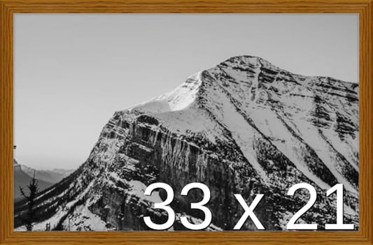 Frame It Easy 33 x 21 Hazel Wood Frame by FrameItEasy