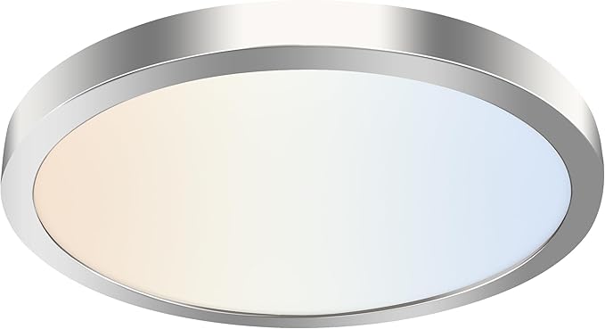 hykolity 12 Inch Selectable CCT LED Round Flat Panel Light, 24W by hykolity