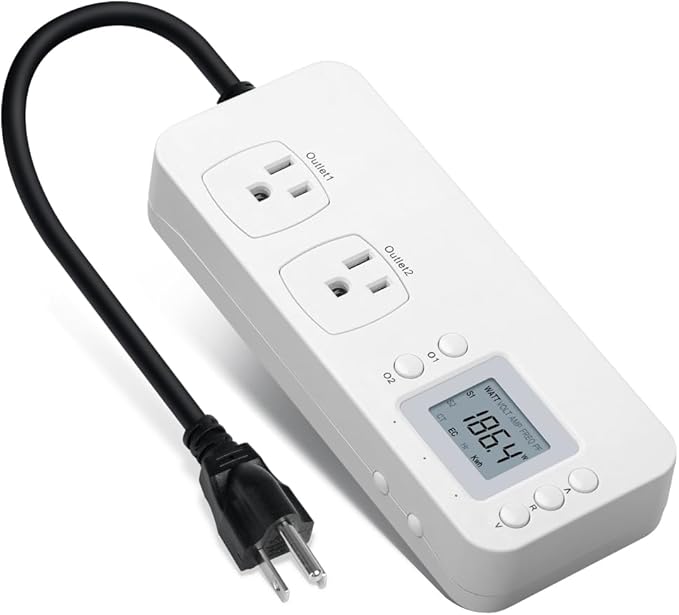 Electricity Usage Monitor, Briidea Power Consumption Watt Voltage Amp Meter by briidea