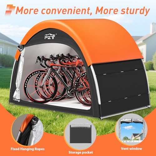 upgraded bike tent with rain cover, outdoor storage, package contents