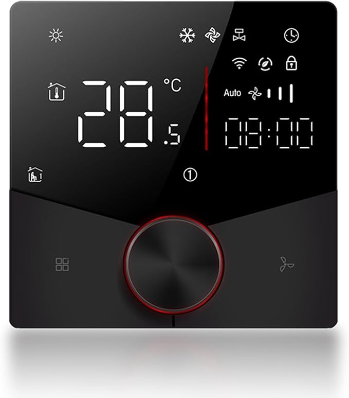 WiFi Central AC Thermostat Energy Saving Control Wall Mounted Programmable by BORDSTRACT