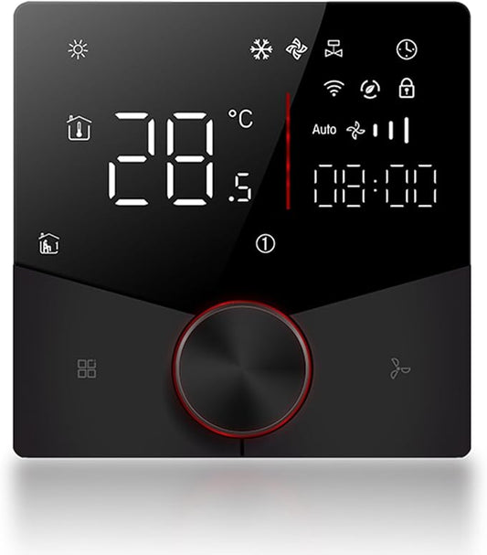 WiFi Central AC Thermostat Energy Saving Control Wall Mounted Programmable by BORDSTRACT