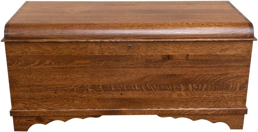 rustic red door co. cedar hope chest with, main product view