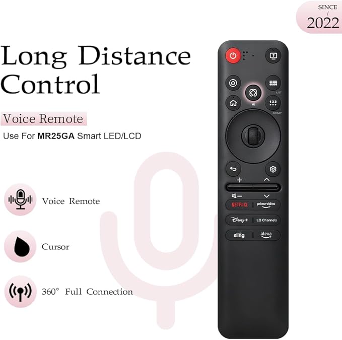 Replacement for LG MR25GA Magic Remote AKB76046602, Voice Control & Pointer - Image 2
