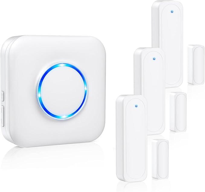 Door Chime, Satisure Wireless Door Open Contact Sensor Alarm Chime by Satisure