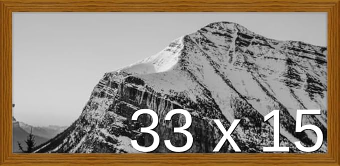 Frame It Easy 33 x 15 Hazel Wood Frame by FrameItEasy